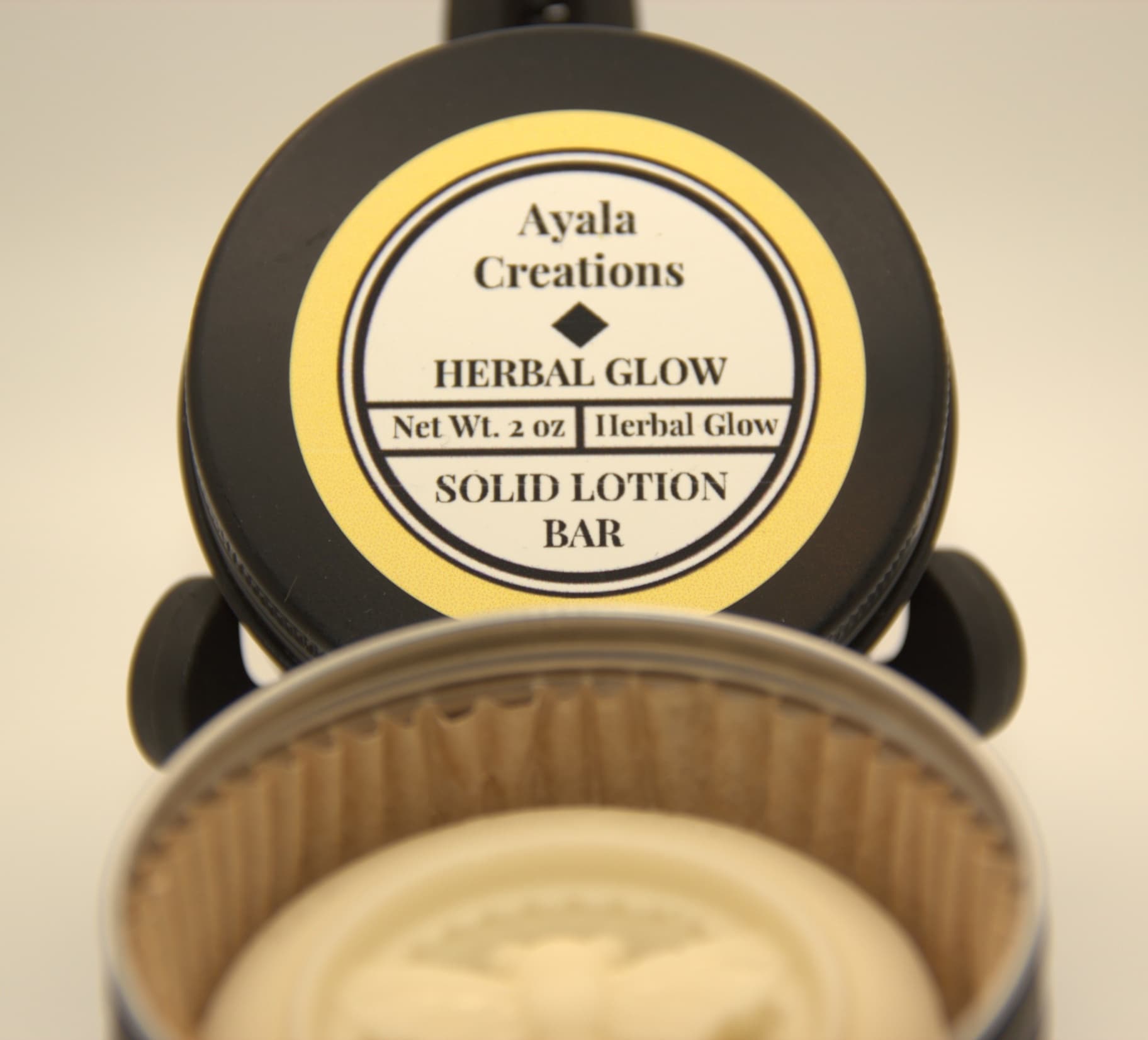 Herbal Glow Solid Lotion Bar - image 1